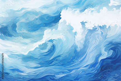 Oceanic Tidal Wave Gradients: Swirling Colors Mix