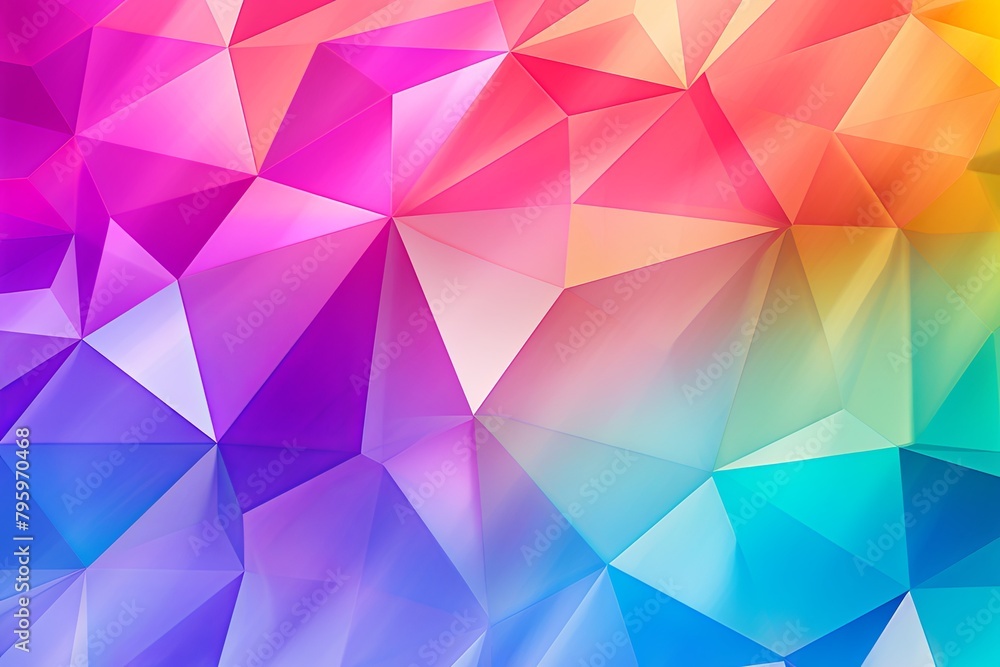 Obraz premium Rainbow Prism Light Gradients: Luminous Color Spread Collection