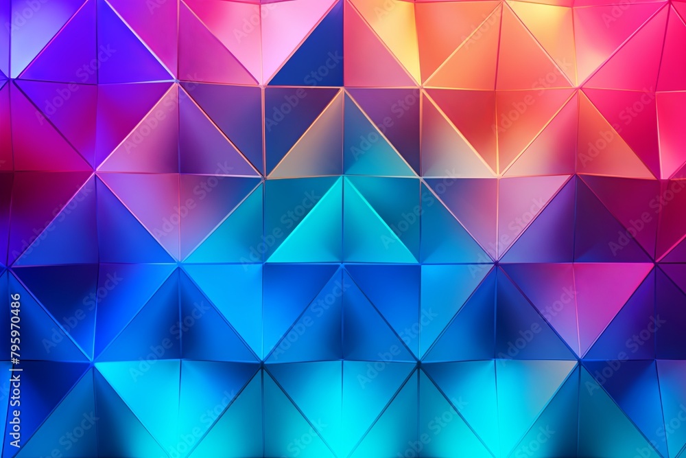 Rainbow Prism Light Gradients - Luminous Color Spread Poster