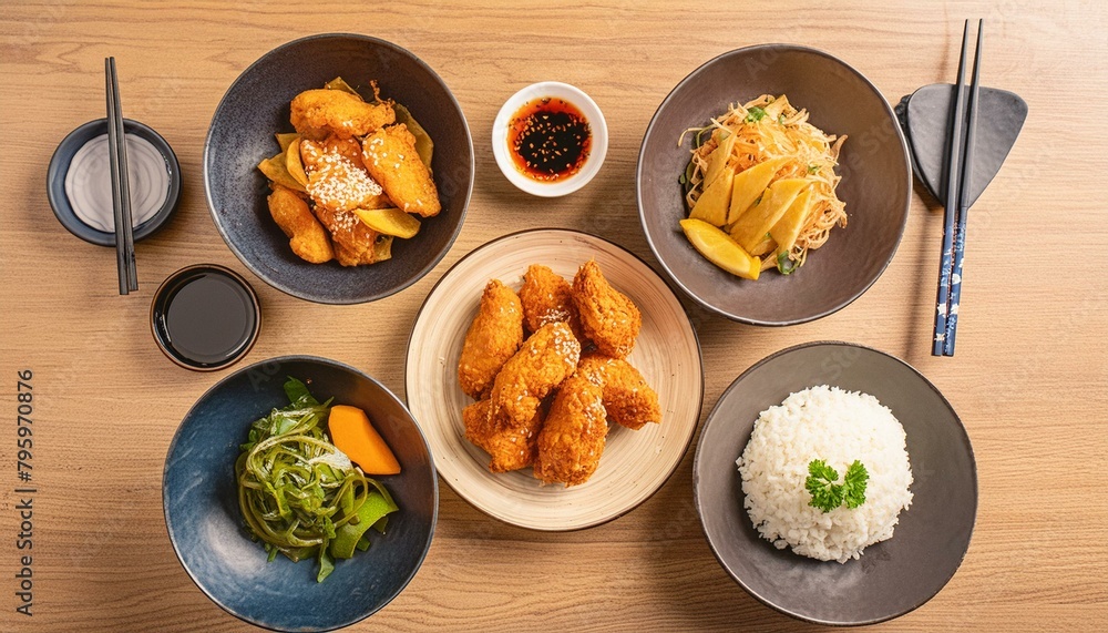 日本の定番料理のから揚げ 日本の定番料理のから揚げ