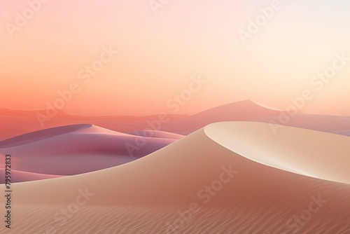 Shimmering Desert Mirage Gradients  Sandy Dunes Transitions