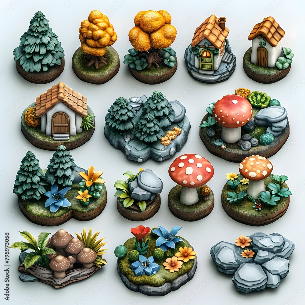 Charming Collection of Miniature Fairy Garden Ornaments and Figurines