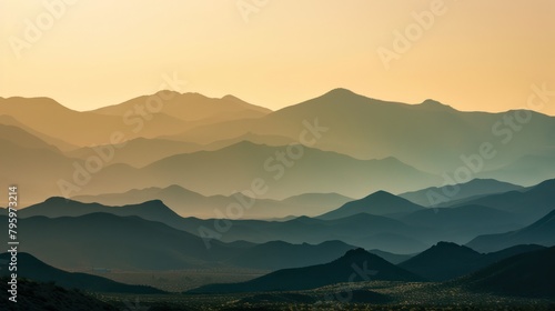 Panorama landscape rocky mountain foggy morning beautiful scene  nature outdoor peak adventure.