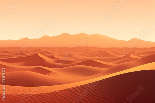 Sahara Dunes Gradients  Sun-Kissed Amber Desert Shades