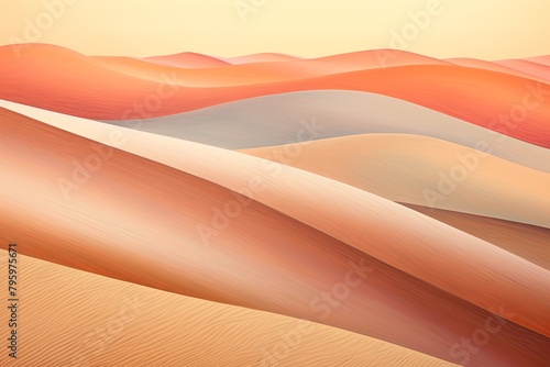 Sun-Kissed Sahara Dunes: Sandy Color Spectrum Gradients