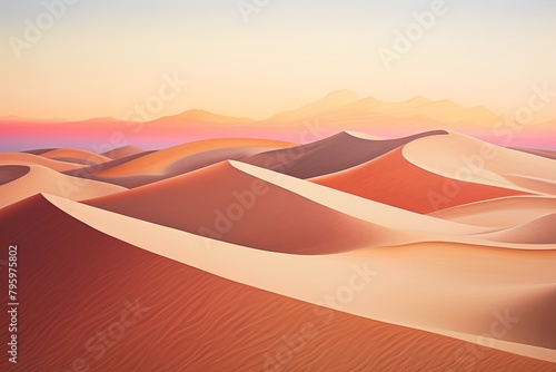 Sun-Kissed Sahara Dunes Gradients - Vibrant Desert Dune Gradation Spectrum