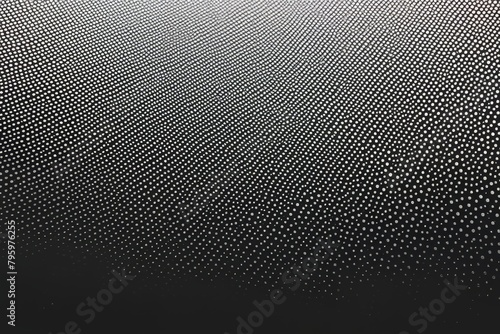 Black Halftone Abstract Background
