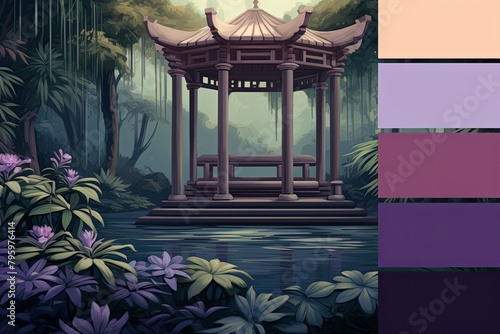 Tranquil Zen Garden Gradients: Zen Flow of Colors