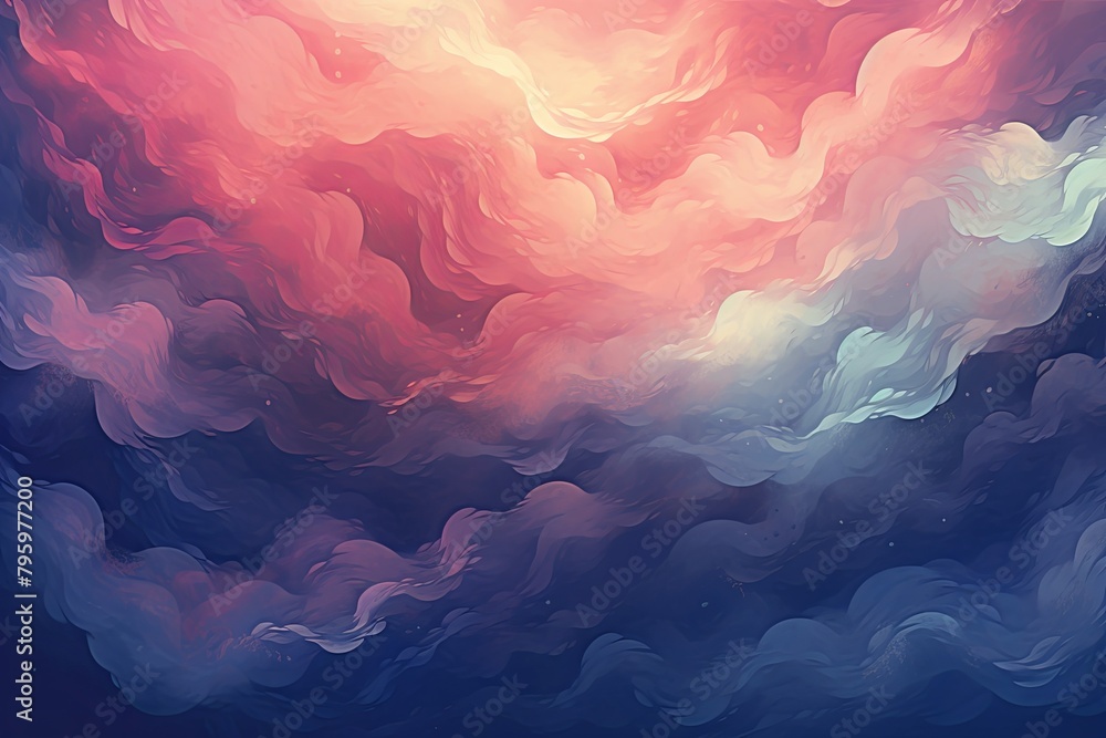 Tropical Monsoon Gradient Swirls: Stormy Tropical Sky Hues Tropical Monsoon Gradient Swirls: Stormy Tropical Sky Hues