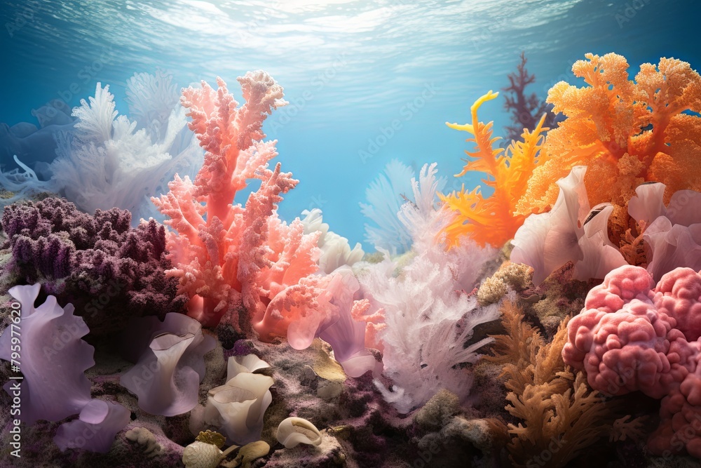 Underwater Coral Reef Gradients and Marine Biodiversity: Vibrant Colors Below the Surface