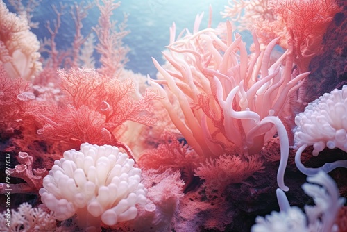 Marine Gradient Elegance: Underwater Coral Reef Gradients © Michael