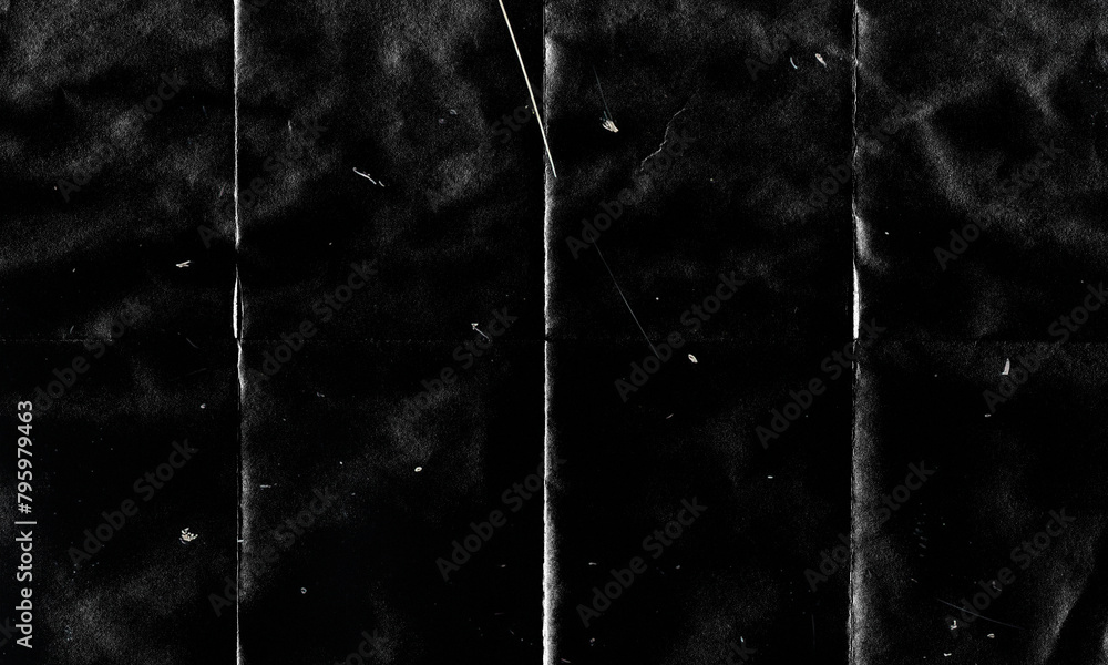Black Folded Paper Textured