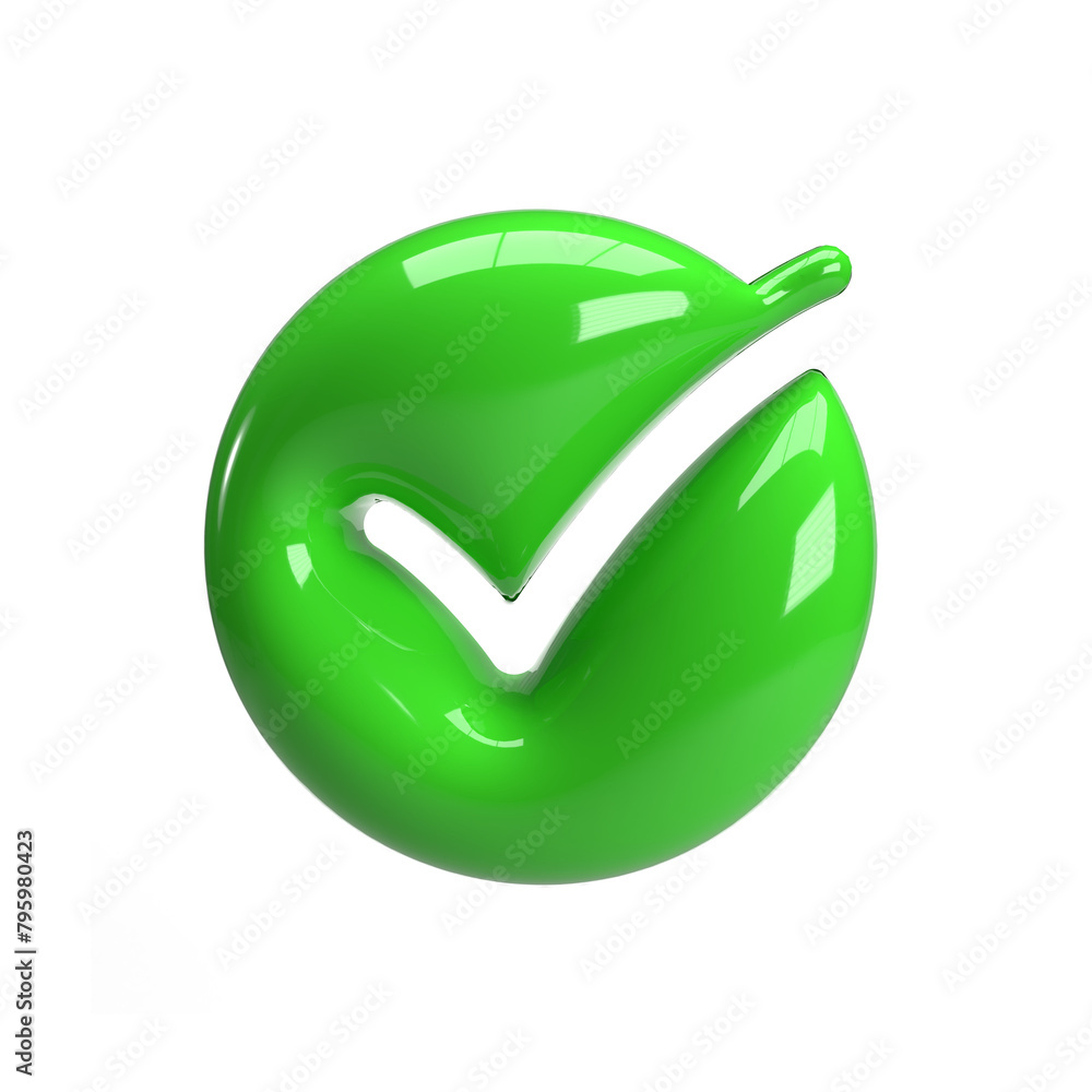 Check icon 3d Check icon 3d