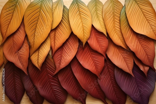 Russet Amber Dreams: Warm Autumn Leaf Gradients