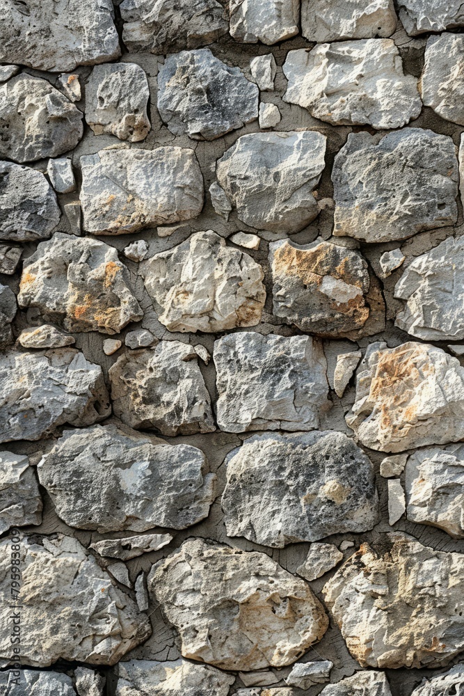 b'Rough uneven surface of a stone wall'