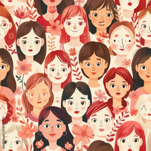 b'Diverse group of women with different skin tones and hair colors' © Adobe Contributor