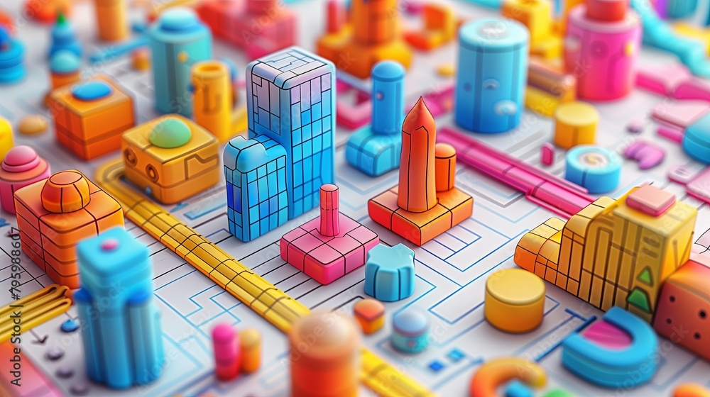 Lots of brightly colored graphs, diagrams and diagrams. Lots of brightly colored graphs, diagrams and diagrams.