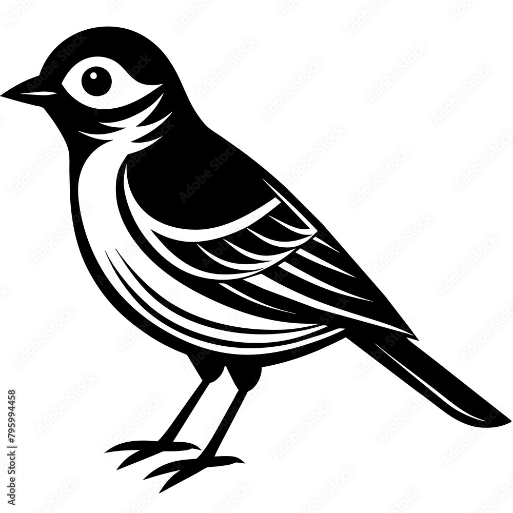 Obraz premium bird on a white background