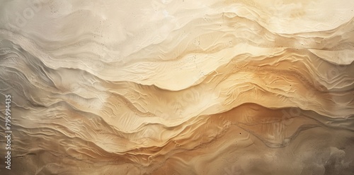 Soft Sandy Texture Background with Subtle Shading. Warm and Muted Colors. 