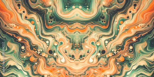 Abstract background. Liquid marble gradient mixing ink pattern watercolor acid wash texture colorful