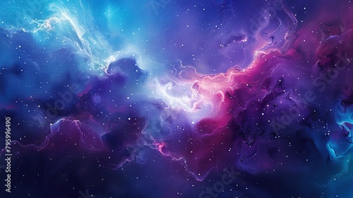 Artistic Doodle Nebula Galaxy Space Universe Backdrop Background Wallpaper