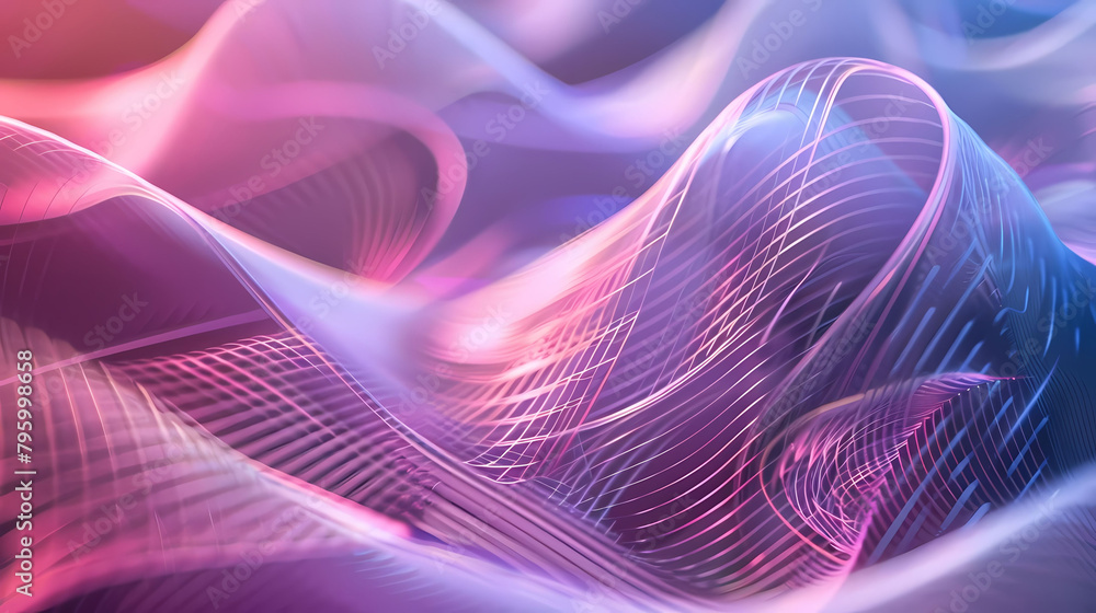 digital abstraction in the form of wavy lines digital abstraction in the form of wavy lines