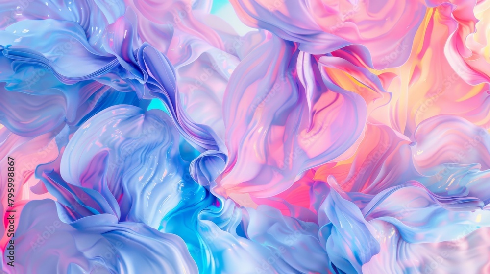 Abstract colorful background with blooming flowers Abstract colorful background with blooming flowers