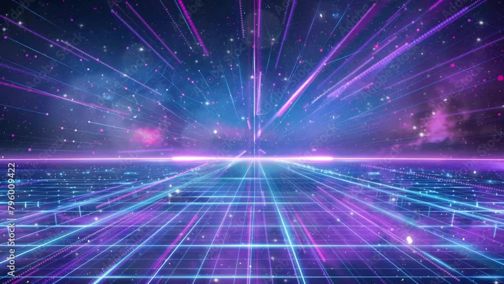 futuristic retro background. synthwave background dark retro futuristic ...