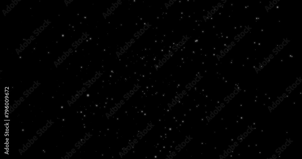 Subtle dust particle background overlay realistic light dust effect in black. Air overlay small dust dirt flying shimmering real-like particles fairy fantasy transparent atmosphere overlay fx.