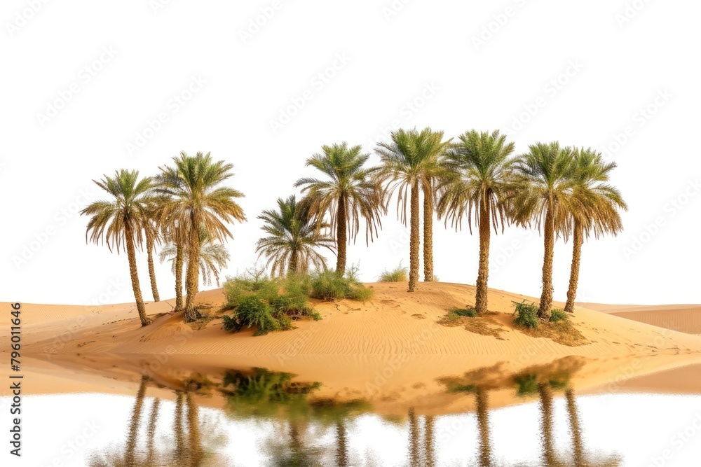 Oasis in Sahara desert landscape outdoors nature.