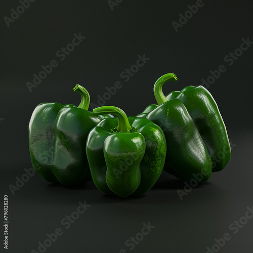 green and yellow peppers © MMAJID