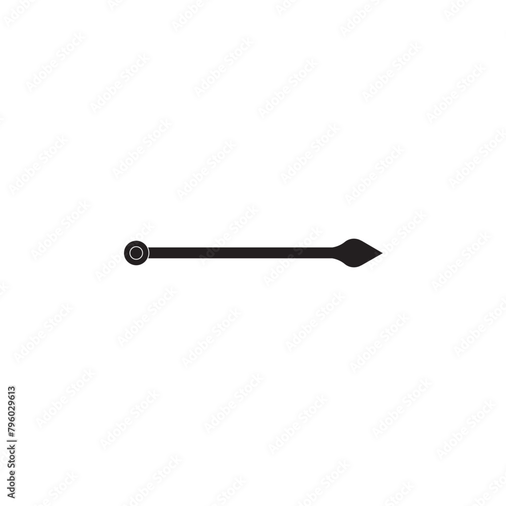 Clock hands icon logo vector Clock hands icon logo vector