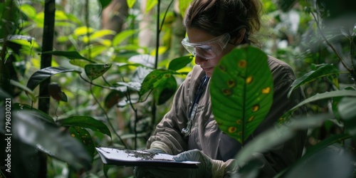  field research in a dense rainforest