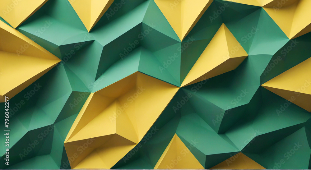 Obraz premium Prismatica: The Magic of Polygons