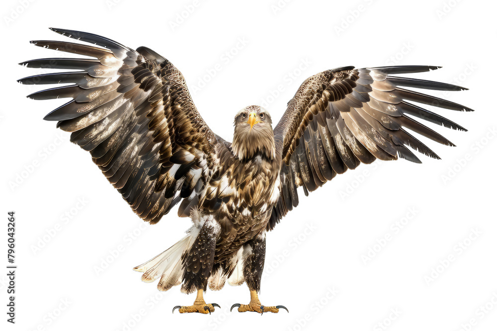 Fototapeta premium Eagle Child Isolated