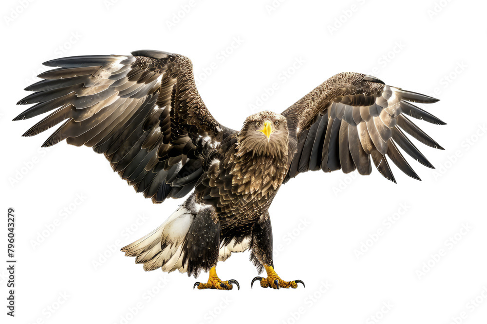 Obraz premium Eagle Child Isolated