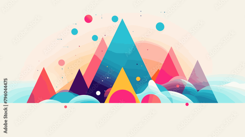 Concept vector illustration of presentation background. Concept vector illustration of presentation background.