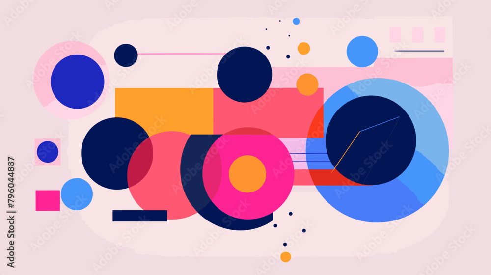 Concept vector illustration of presentation background. Concept vector illustration of presentation background.