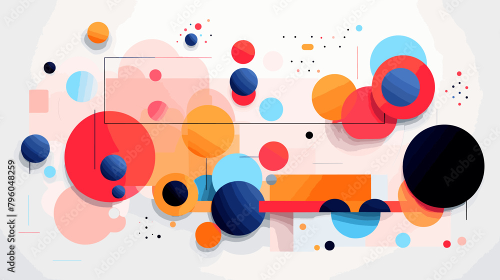 Concept vector illustration of presentation background. Concept vector illustration of presentation background.