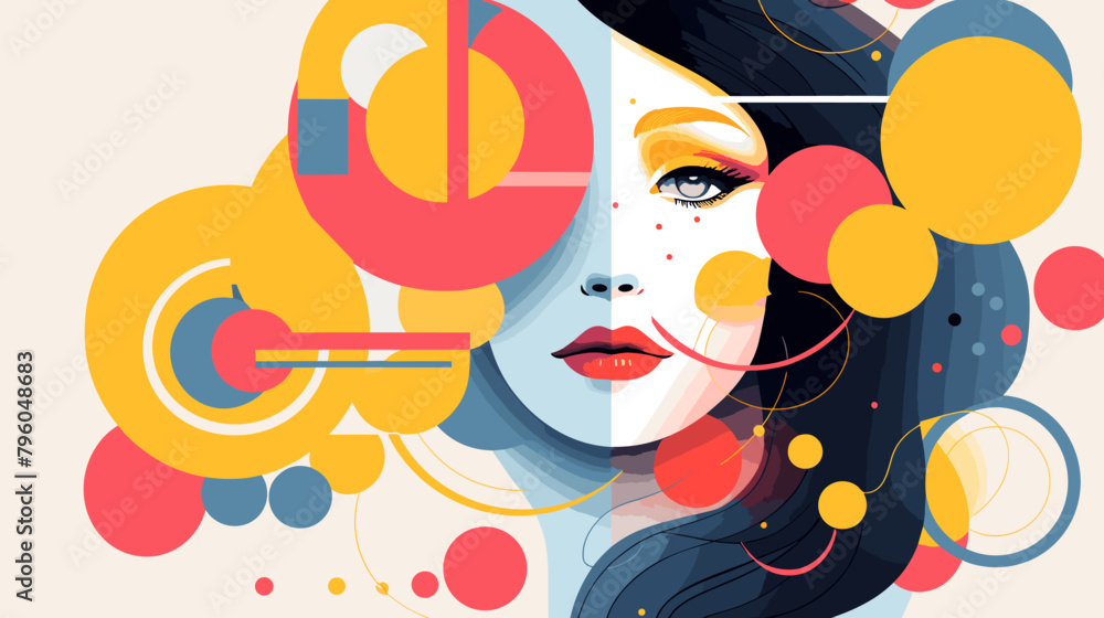 Concept vector illustration of presentation background. Concept vector illustration of presentation background.