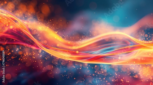 Abstract background modern and futuristic sparking fire