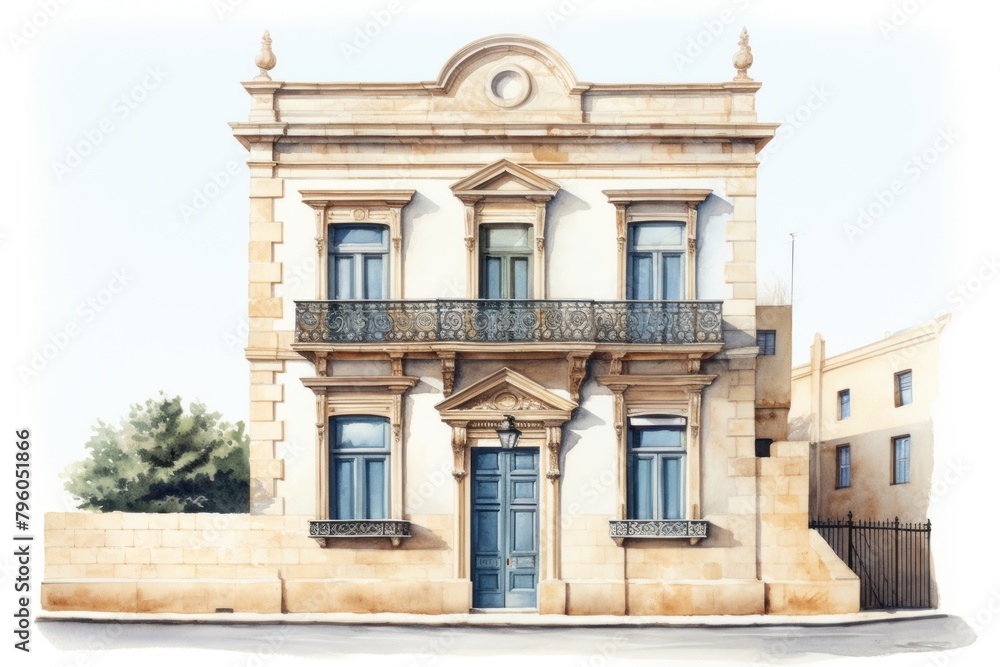 Malta house architecture building window