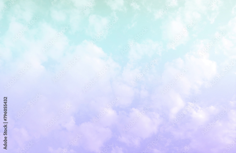 Sky and clouds in pastel tones for graphic design or wallpaper Sky and clouds in pastel tones for graphic design or wallpaper
