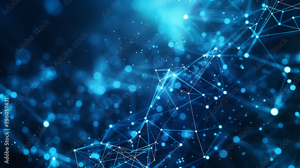 Abstract background with network. Generative Generative AI Abstract background with network. Generative Generative AI