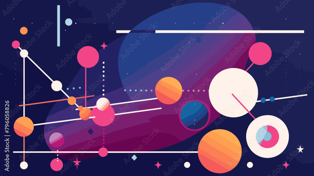 Concept vector illustration of presentation background. Concept vector illustration of presentation background.