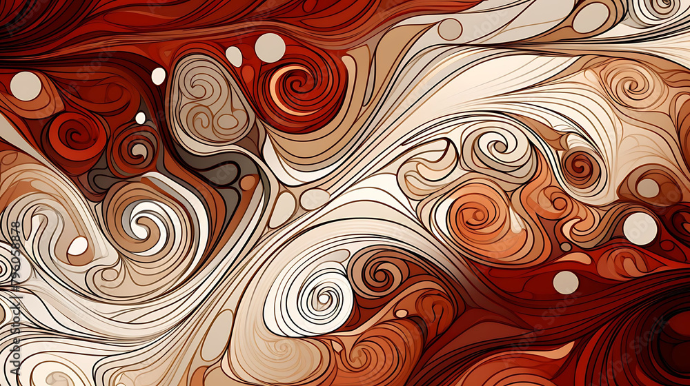 Abstract curly tendrils background Abstract curly tendrils background