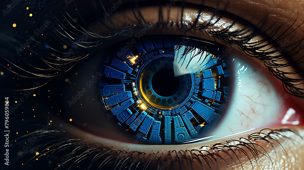 Fototapeta premium Digital Eye