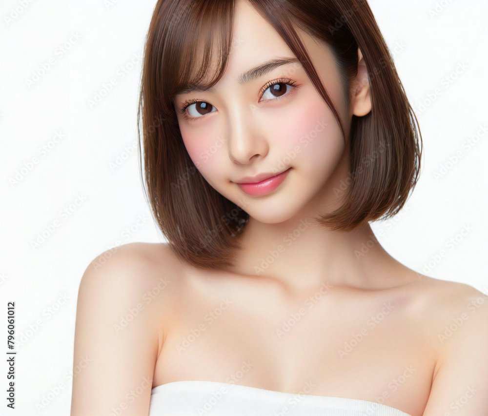 白いチューブトップの美少女
白いチューブトップの美少女