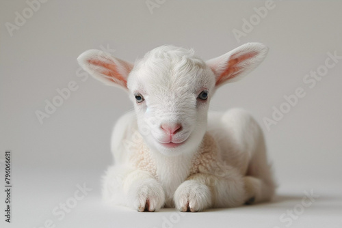 Innocence Embodied Newborn Lamb