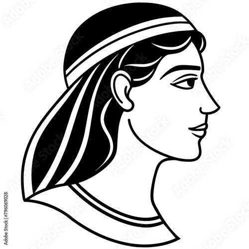 basic cleopatra profile silhouette modern - Vector - Vector art - Vector illustration - Vector design - Latest Vector - Ultimate Vector - Premium Vector - Vector pro - Premium illustration